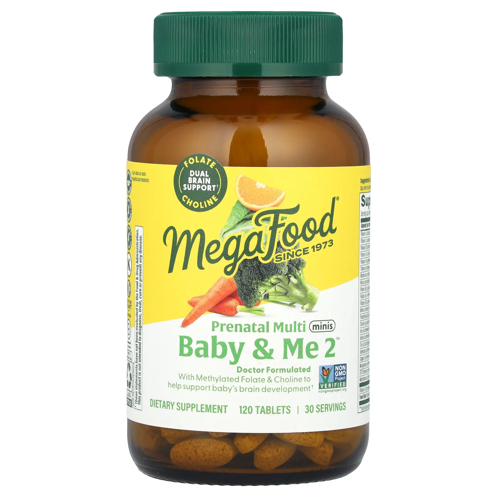MegaFood Baby & Me 2™, Prenatal Multi Minis, 120 Tablets | HSA/FSA Eligible MegaFood Baby & Me 2™, Prenatal Multi Minis, 120 Tablets | HSA/FSA Eligible
