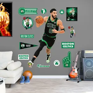 Jayson Tatum - RealBig Statement Jersey Collection - Official NBA - Boston Celtics - Reusable Vinyl Wall Decals