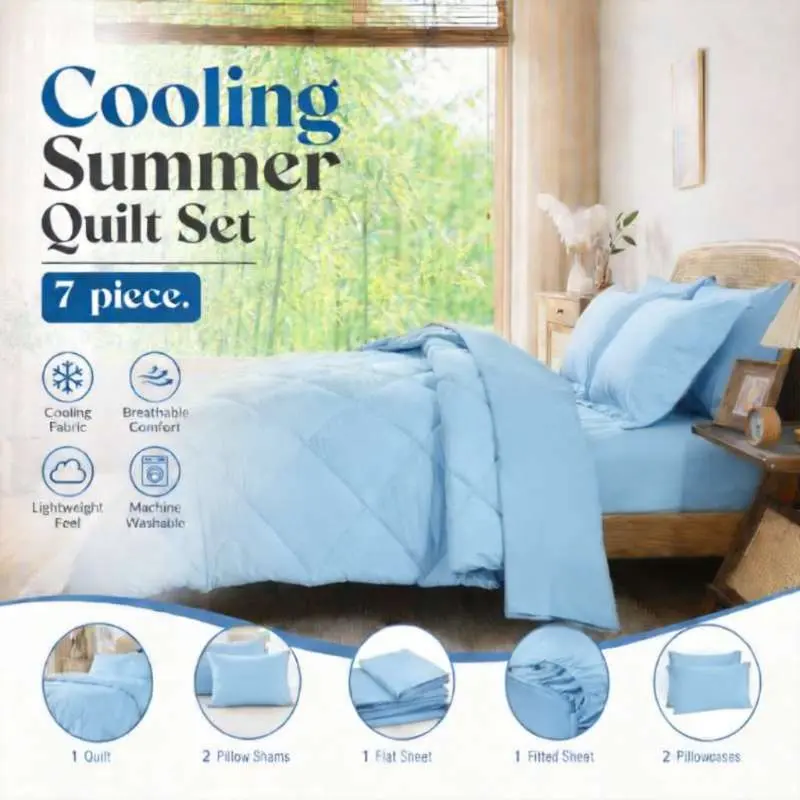 Sky Blue - Guest Room Bedding
