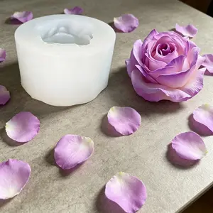 Resin Silicone Mold, Creative 3D Rose Silicone Mold, Valentine's Day Decoration, Handmade Art, Reusable, Soft Material, Easy Demolding