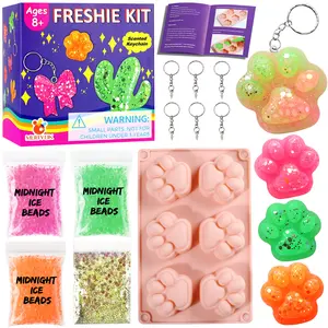 Scented Freshie Keychain and car freshies Kit for,Creative Arts & Crafts Activities Supplies, Family School Fun DIY Projects,Crafting car freshener