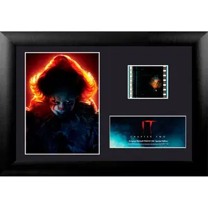 212 MAIN Illuminated Pennywise MiniCell Film Cell Collectible, Framed Easel Desktop Display, Baby & Maternity Room Decor Accent, Baby Furniture Accessory, Collectibles