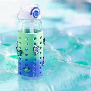 Blue/Green Ombre 24oz Water Bottle and Sleeve