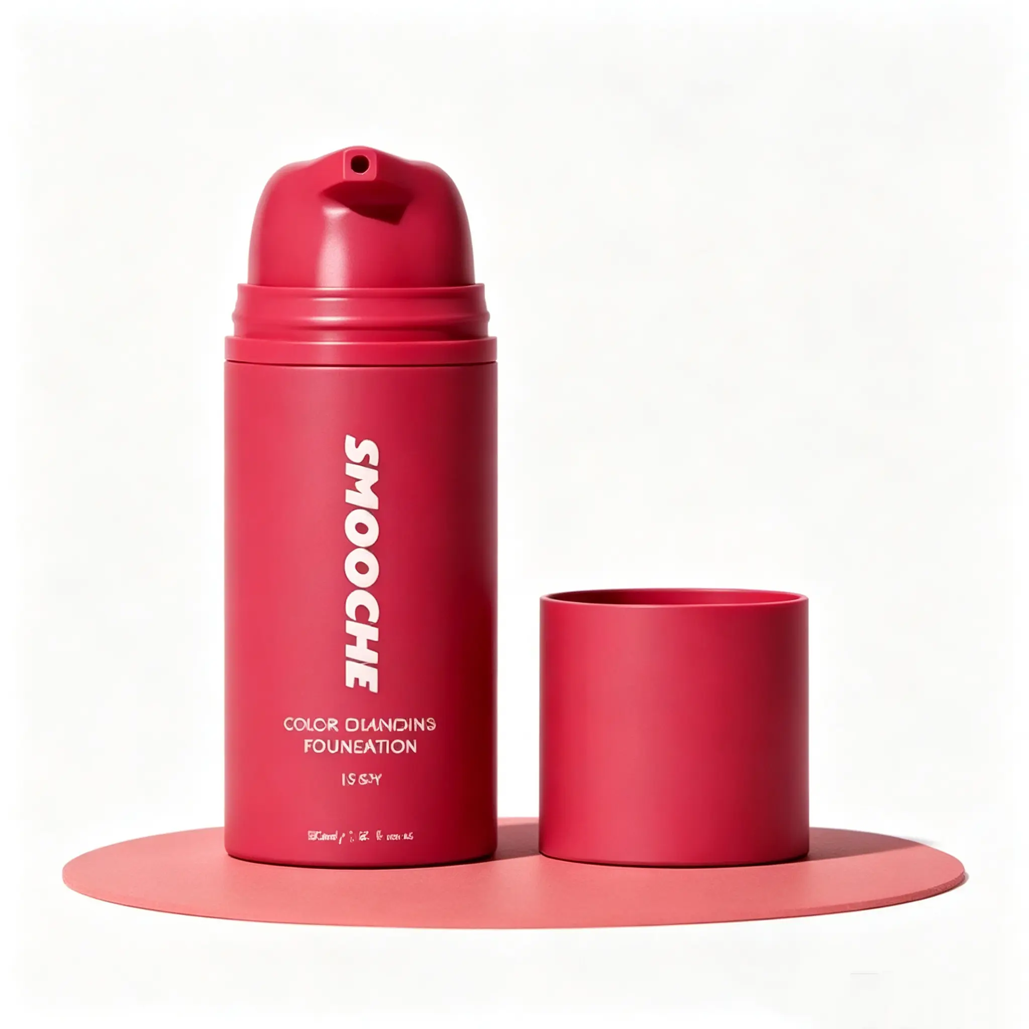 Smooche Color Changing Foundation | Adaptive Liquid Foundation with SPF 15 & Hyaluronic Acid | Buildable Medium Coverage, 24H Flawless-Looking Finish | Vegan & Cruelty-Free | 30ml