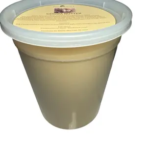 Beautyshea 100% Cocoa Butter from Ghana 32 Oz Hydrating Raw Unfragranced Moisturizer for All Skin Types Natural African Shea Butter Aloe Vera