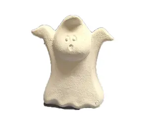 Marshmellow Ghost 4" Ceramic Bisque,  Unpainted