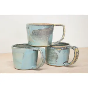 Semi-Satin Turquoise Mug