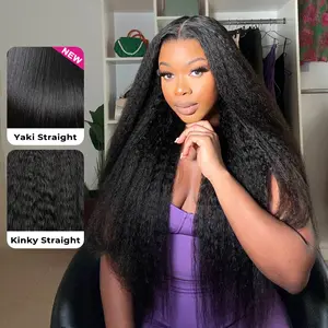 【Live Flashsale】ISEE HAIR Wear Go Kinky Straight Glueless Human Hair Wig 9x6 M-Cap Pre Bleached Tiny Knots & Pre-Cut HD Lace Wig & Pre-Plucked Hairline Beginners Friendly#SpringStatements#greenish#TikTokShopSpringGlowUp