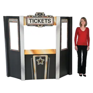 Fun 75" Movie Night Theater Ticket Booth Cardboard Cutout Stand-Up - 1 Pc.