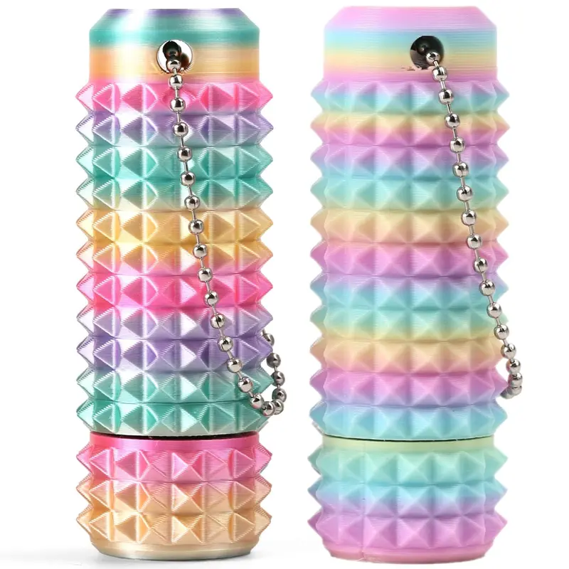 Stim Fidgets Tool for Anxiety Little Ouchies Pain Pocket Fidget Toys for Stress Anxiety Focus, Rotating Keychain