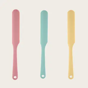 3pcs Non-Stick Silicone Spatulas, Baking Utensils Supplies, High-Temperature Resistant, Food-Grade Material, Multipurpose for Cream, Cake, Bread, Color Options, Pastry Decorating Tools, Baking Tool