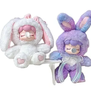 Second Generation Glitter Plush Bunny Vinyl Series Blind Box Trendy Toy Decoration Gift