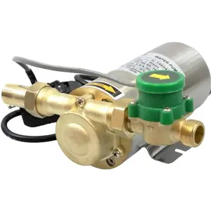 Miniature 90W Water Pump Electric, Shower Pressure Booster, Small Inline Water Pump for Home Improvement, Garden Hose Pump, Pumps & Plumbing Equipment, Water Pressure Booster Pump for Home, Water Pump