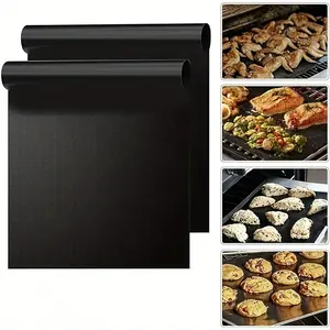 2 Pack Heavy Duty Oven Liners for Botm of Oven |   Non Stick, Reusable, PVC Material