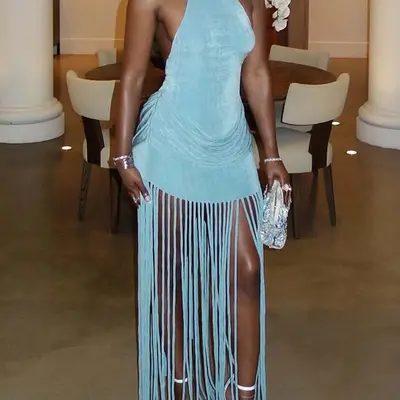 grace vanderwaal blue dress Grace Vanderwaal Birthday Dress