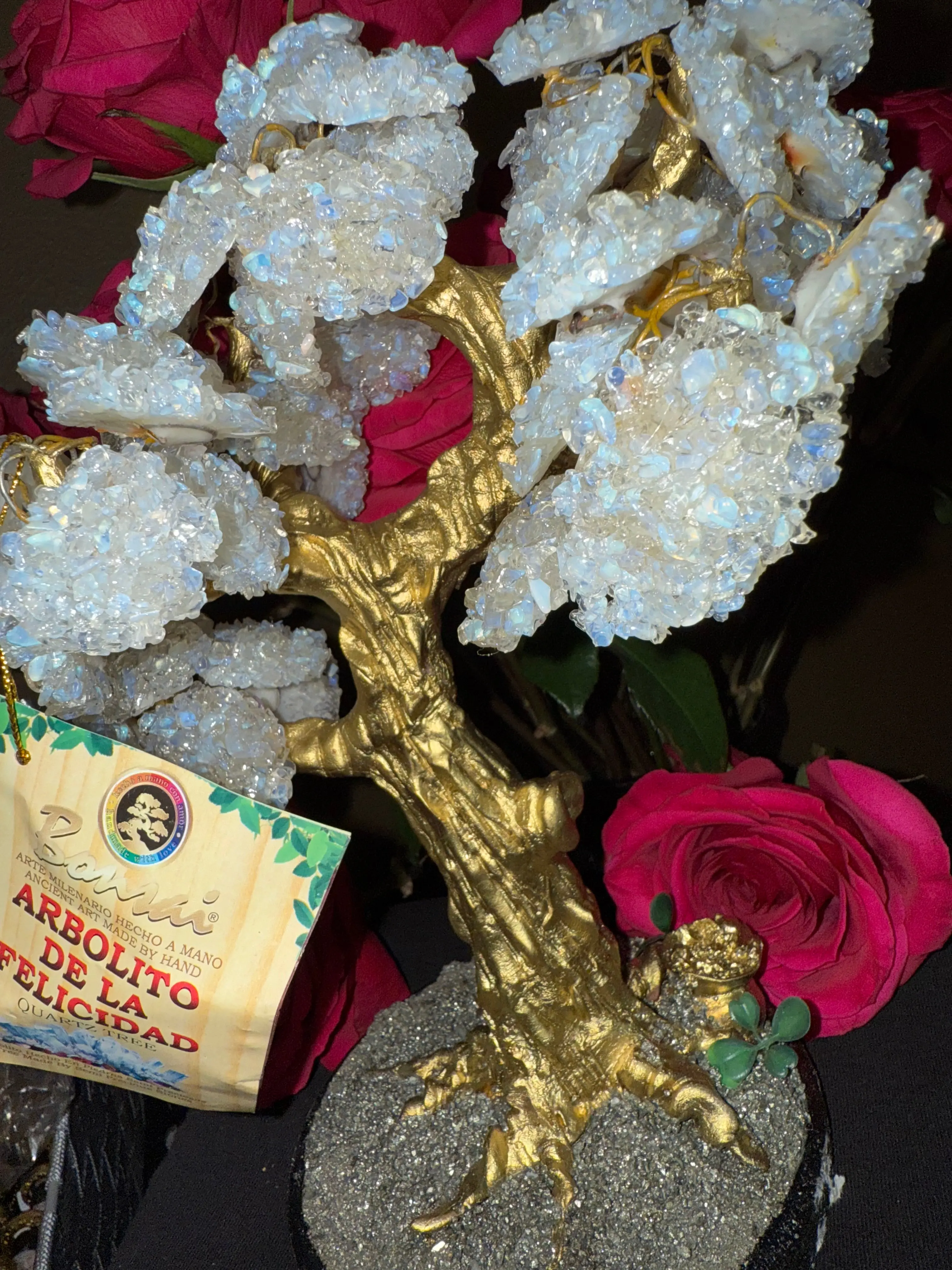Clear Quartz Cluster Tree