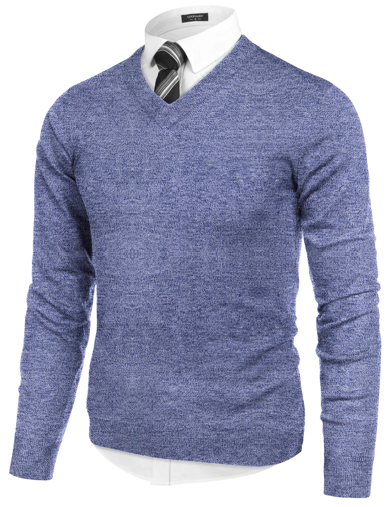 COOFANDY Mens V Neck Dress Sweater Long Sleeve Slim Fit Fashion Pullover Sweater Classic Fabric Menswear COOFANDY Mens V Neck Dress Sweater Long Sleeve Slim Fit Fashion Pullover Sweater Classic Fabric Menswear