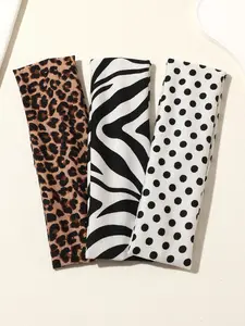 3pcs Sports Headbands for Running, Sweat-Wicking Fitness Headwear for Men and Women, Plain Style Hair Bands for All Seasons, Sweat Absorbing Headband