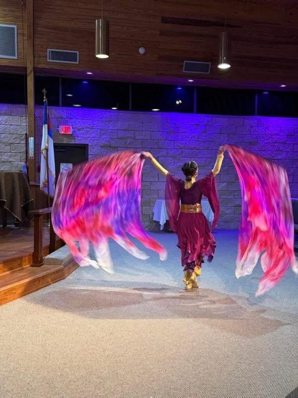 Pair of Flexi Rod Prophet to the Nations  Triple Layered S/M Flags (2)