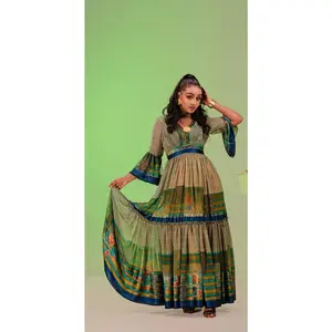 Ethiopian Eritrean Habesha Chiffon Dress