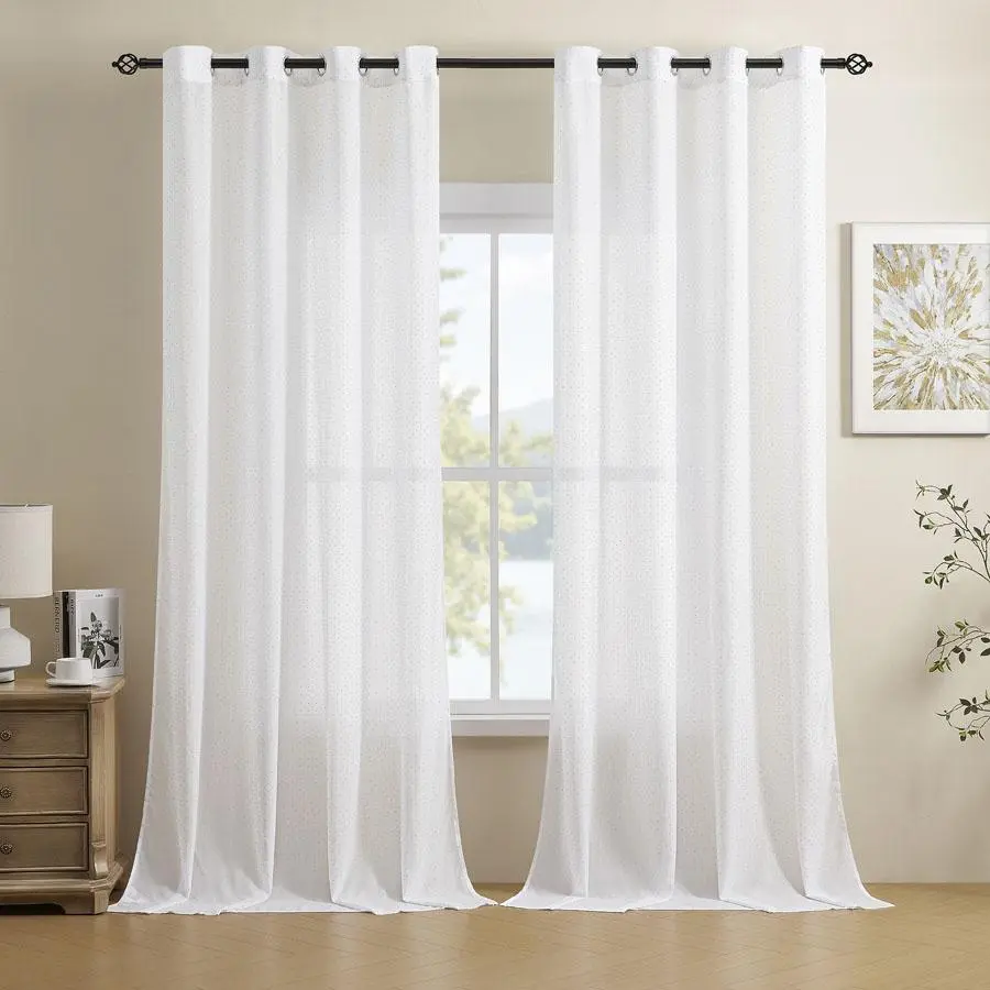 Glitter Sequin Curtain, 1 Count Modern Simple Window Curtain, Home Decorative Door Curtain for Living Room Bedroom Balcony