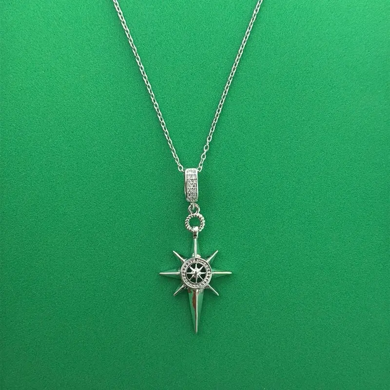 Star Pendant Necklace for Men Women