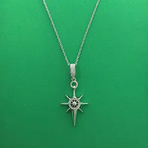 Star Pendant Necklace for Men Women