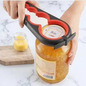 Multi-Functional Can Opener - Strong Bottle Opener with Non-Slip Grip, Effortless Design for Kitchen, Camping & Home Use. Durable, Safe & Easy to Operate, Fits All Jar Lids - All-in-One Tool for Quick Opening. Kitchen Gadgets for Picnics & Daily Needs.