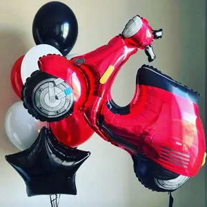 Jumbo Scooter Balloon Color Red 36" for Parties and Celebrations Perfect for Event Decoration