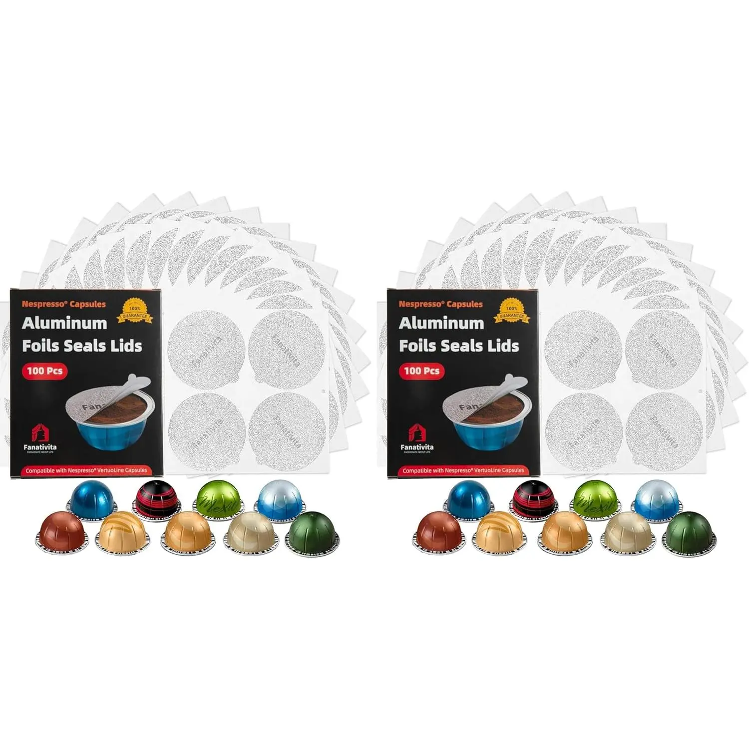 100pcs lids (Pack of 2)
