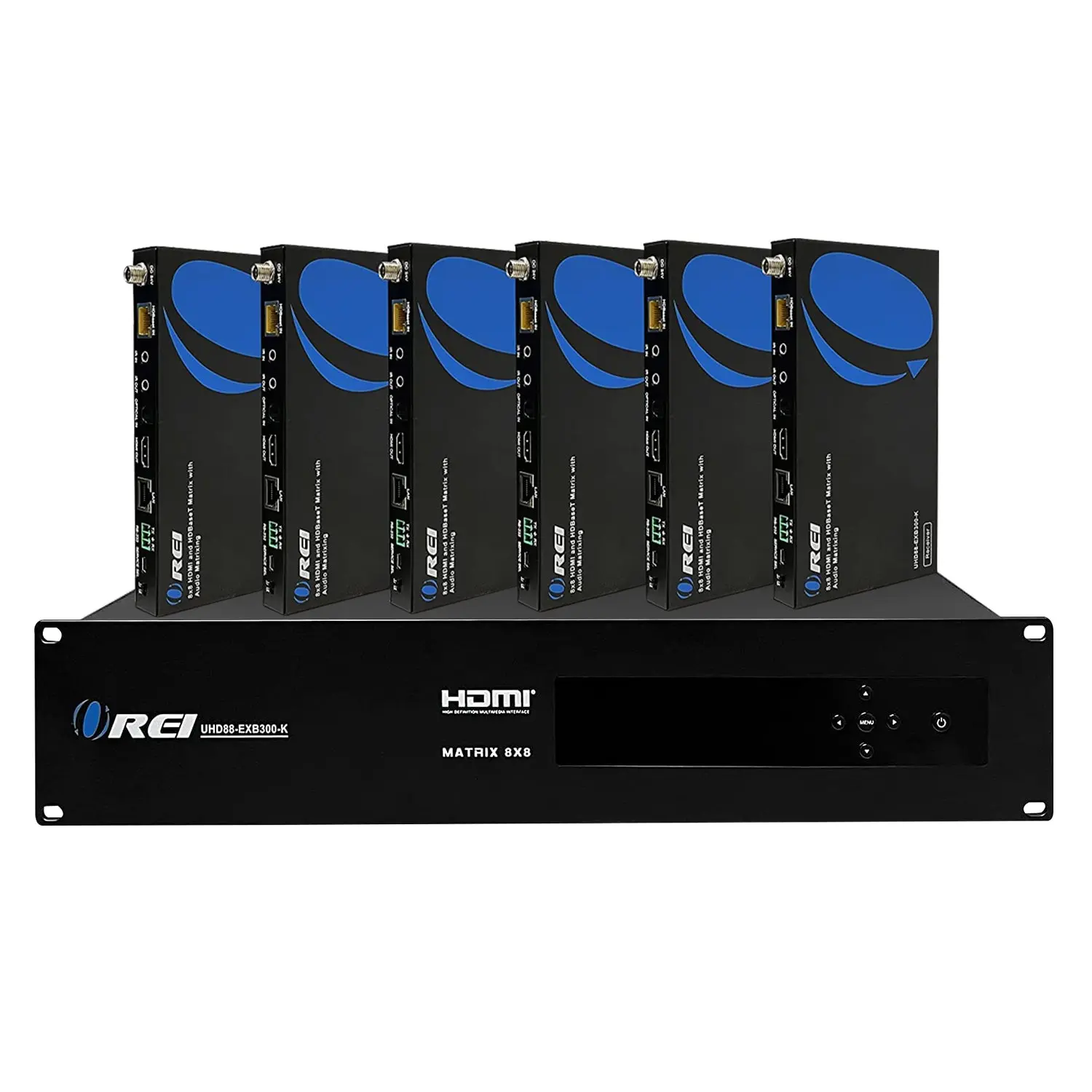 4K HDBaseT 8x8 HDMI™ Extender Matrix  - 300ft (cat6)-UHD88-EXB300-K