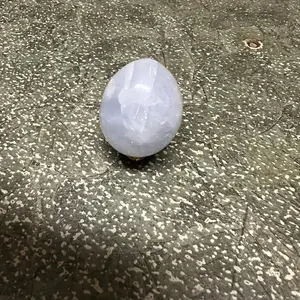 Blue calcite egg