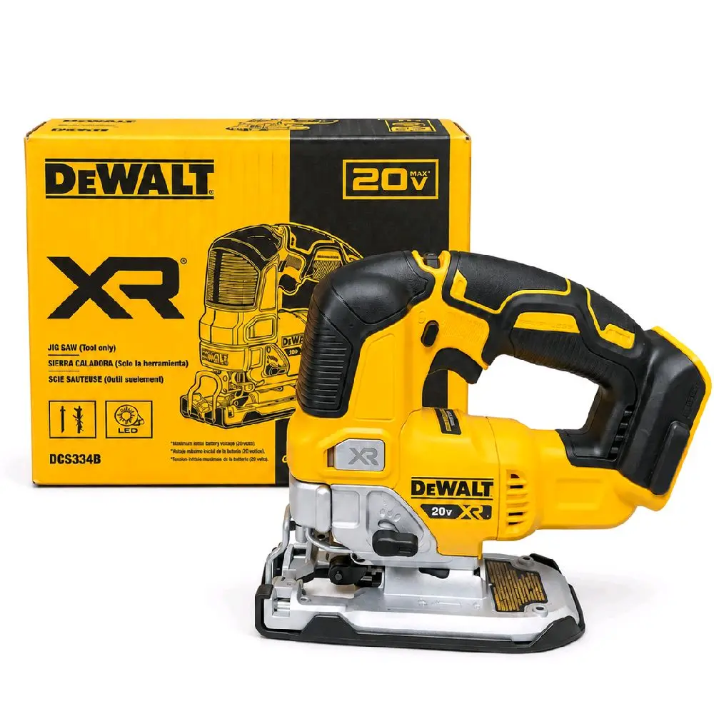 XR Series 20-Volt Max Brushless Variable Speed Keyless Cordless Jigsaw Power Tool for Cutting Wood (Battery and Charger Not Included), Power Tools