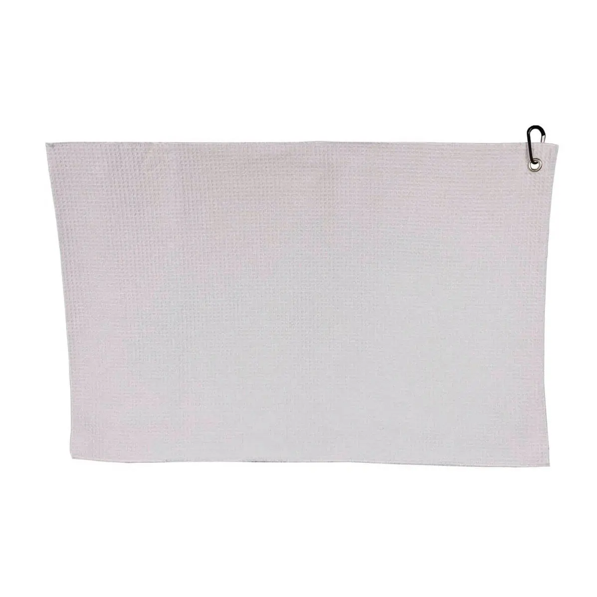 Sublicotton Rectangular Soft Waffle Knit Cotton Bar Cleaning Towel with Hook, 15.75in x 23.5in - Customizable Home Care Cloth for Bartenders, Business & Unique Gift Use, 15.75" X 23.5"