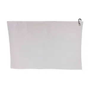 Sublicotton White Bar Towel with Hook - 15.75" x 23.5"