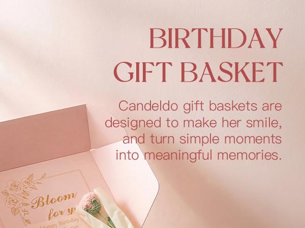 Gift Basket for Women: Self Care Ralaxing Gifts Box Ideas for Bestie Pink SPA Set with Blanket for Her Mom Sister Daughter Mother's Day