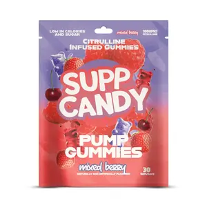 Supp Candy Pump Gummies - Mixed Berry (30 Servings) Supp Candy Pump Gummies - Mixed Berry (30 Servings)