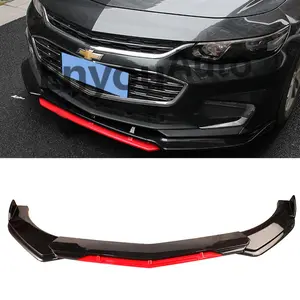 For Chevrolet TrailBlazer Front Bumper Lip Spoiler Splitter Glossy Black Red