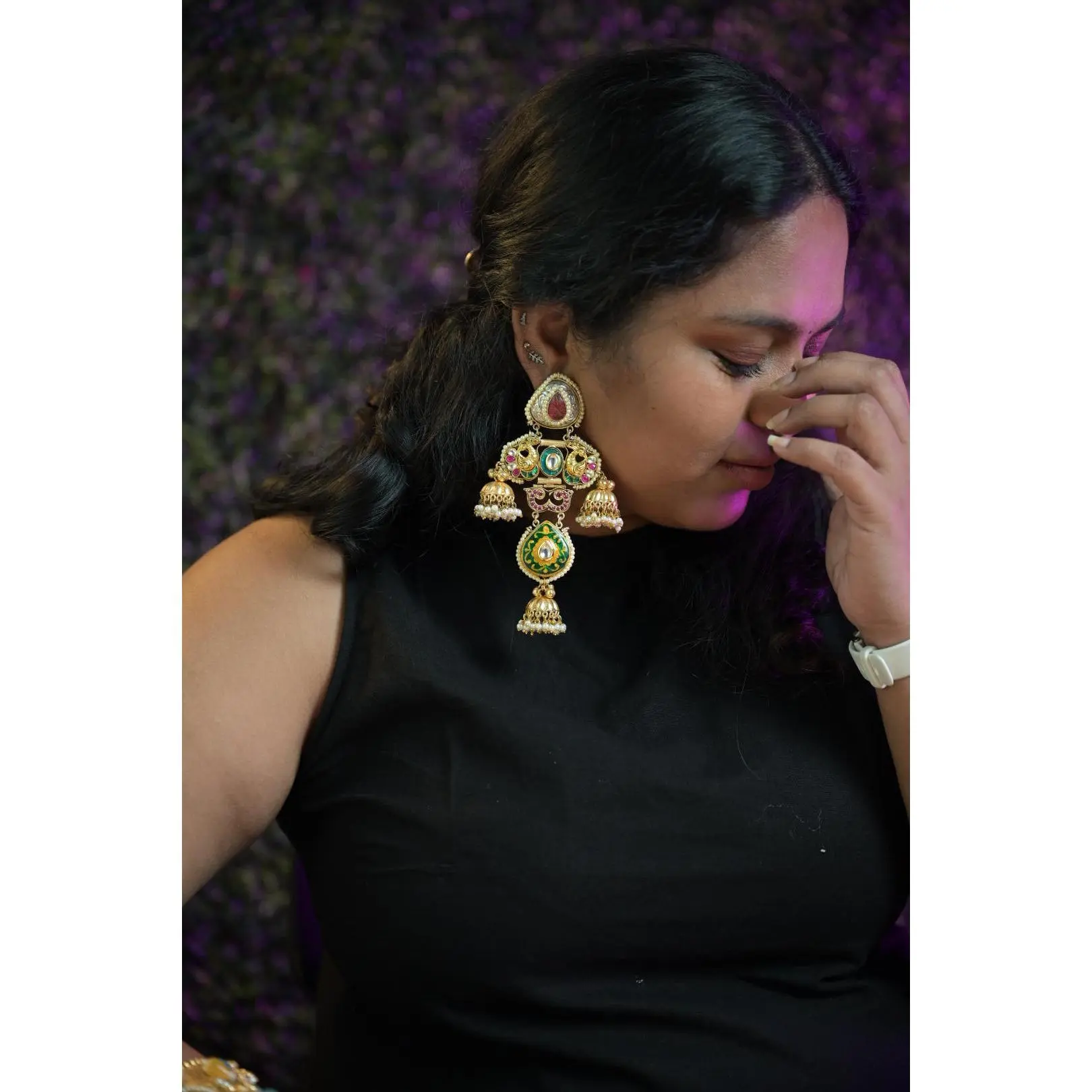 Arin contemporary Fusion earrings