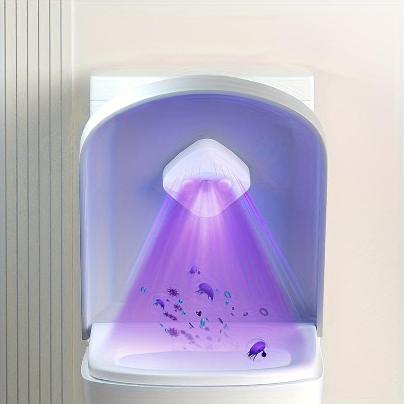 UV toilet disinfection light, smart toilet cleaner, household bathroom sterilizer—all featuring a portable design that can be recharged. Equipped with four LED lights, installation is very convenient, suitable for various locations such as homes, bathroom