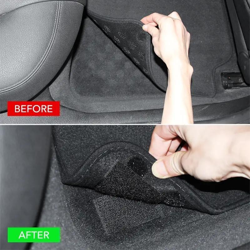Double - sided adhesive - backed Velcro (10 pairs), self - adhesive hook - and - loop straps. Suitable for both indoor and outdoor use, applicable to carpets and car floor mats. Strong Hold Easy Installation girl room accessories
