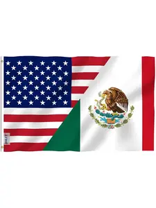 Anley Fly Breeze 3x5 Ft America Mexico Friendship Flag - Friendship US MX Flag