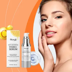Hoygi Vitamin C Serum Facial Skin Refreshing, Hydrating, Moisturizing, Tender, Moisturizing And Brightening Skin Care Essence Hyaluronic Smooth  Radiant Moisture Comfort Moisturize Hydrate Moisturizer