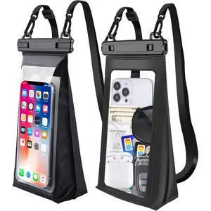 Large Capacity  Phone Pouch Floating,  Bag Case for  15 14 Pro Max 13 12 11 X XR 8 Plus  Up to 6.9'', IPX8 Water Proof Phone Dry Bag for Boating Swimming Kayaking