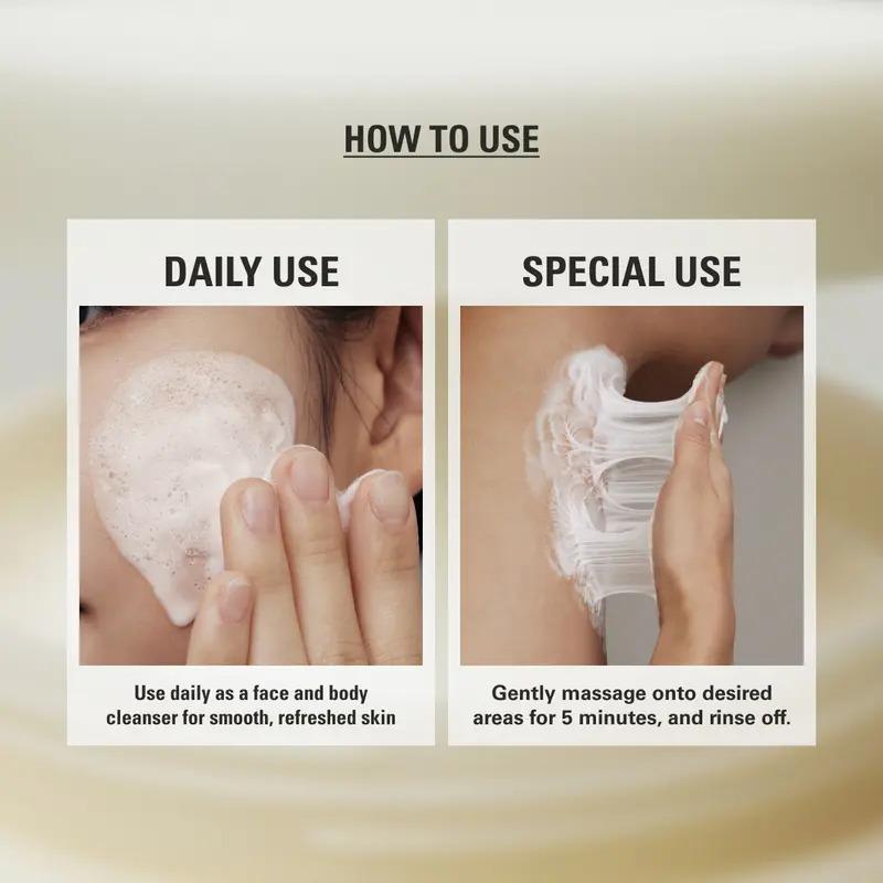 Rice & Jam Exfoliating Mask (For Face & Body) — Deep Cleansing, Hydrating & Brightening — Infuse Skin with Deep Nourishment and Abundant Moisture 250g / 8.45 fl.oz.