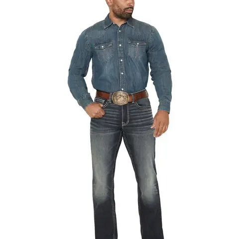 Cody James Men's Men'S Cayanne Wash Duke Relaxed Bootcut Stretch Denim - Cjfa25j09-Dkw
