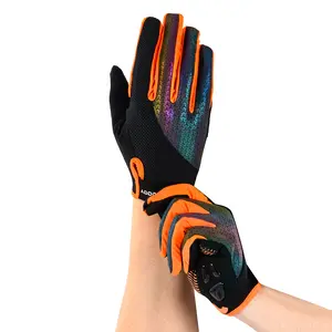 ADDMOTOR Workout Gloves for Men Full-Finger, Touchscreen Anti-Slip Exercise Gloves, Lightweight Breathable Full Palm Protection Gloves for Bike Cycling, Exercise,Gym, Fitness and Training