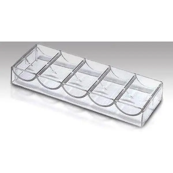 Acrylic Poker Chip Tray - No Lid