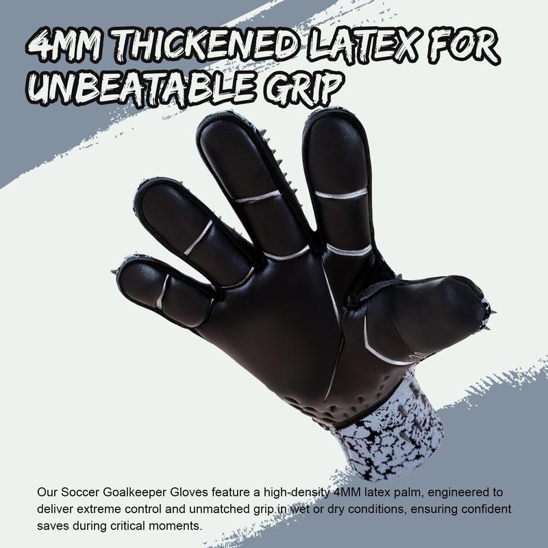 Soccer Goalkeeper Gloves for Kids Boys Children Youth&Adult Football Goalie Gloves with Strong Grips