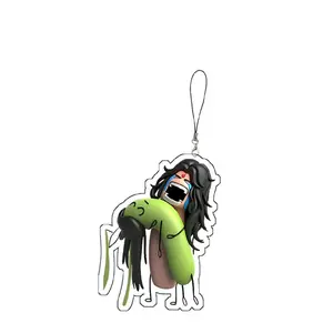 SVSSS Funny Crying Keychain Phone Strap – Scumbag System Parody Acrylic Charm